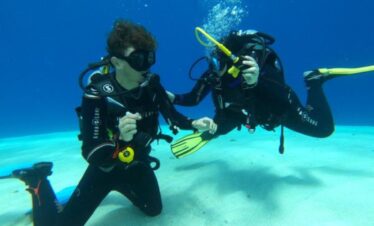 diving